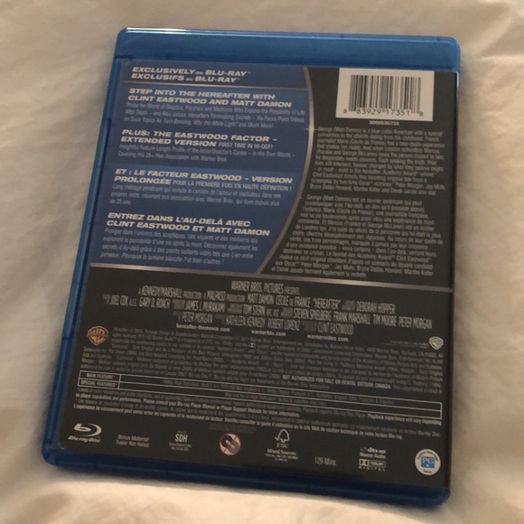 🎉 5/$15 🎉 HEREAFTER (Blu-Ray DVD) - Picture 2 of 4